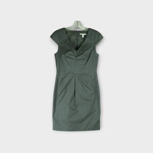 Banana Republic Stretch Sheath Dress Size 6 Business Gray